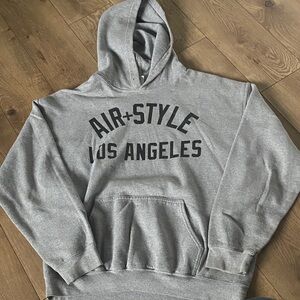 Air + Style Los Angeles Gray Hoodie